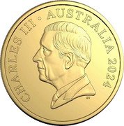 Australia 20 Cents (Where is the Green Sheep) CHARLES III AUSTRALIA 2024 DT coin obverse Australia 20 Cents (Where is the Green Sheep) CHARLES III AUSTRALIA 2024 DT coin obverse