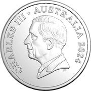 Australia 20 Cents (Where is the Green Sheep) CHARLES III AUSTRALIA 2024 DT coin obverse Australia 20 Cents (Where is the Green Sheep) CHARLES III AUSTRALIA 2024 DT coin obverse