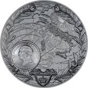 Cook Islands 20 Dollars (Rome) MONUMENTAL VIEW 20 DOLLARS CHARLES III DT COOK ISLANDS coin obverse