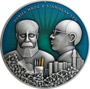 Malta 20 Euro (Stanislaw Lem. Daniel Mroz) DANIEL MRÓZ AND STANISŁAW LEM coin reverse Malta 20 Euro (Stanislaw Lem. Daniel Mroz) DANIEL MRÓZ AND STANISŁAW LEM coin reverse