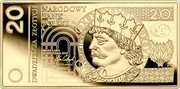 Poland 20 Zlotych The 20 Zloty Note 2024 mw RZECZPOSPOLITA POLSKA 2024 MW 20 DWADZIEŚCIA ZŁOTYCH NBP AU 999.9 coin obverse Poland 20 Zlotych The 20 Zloty Note 2024 mw RZECZPOSPOLITA POLSKA 2024 MW 20 DWADZIEŚCIA ZŁOTYCH NBP AU 999.9 coin obverse