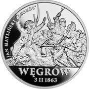Poland 20 Zlotych The Polish Thermopylae. Wegrow 2020 mw JAN MATLIŃSKI „SOKÓŁ” WĘGRÓW GP 3 II 1863 coin reverse Poland 20 Zlotych The Polish Thermopylae. Wegrow 2020 mw JAN MATLIŃSKI „SOKÓŁ” WĘGRÓW GP 3 II 1863 coin reverse