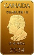Canada 25 Dollars Global Trade Bar 2024  Bullion CANADA CHARLES III D G REX 2024 SR coin obverse Canada 25 Dollars Global Trade Bar 2024  Bullion CANADA CHARLES III D G REX 2024 SR coin obverse