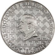 Cook Islands 25 Dollars Santorini 2024  Proof 25 DOLLARS CHARLES III DT COOK ISLANDS coin obverse
