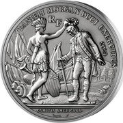 France 25 Euro (The Battle of Cowpens) COMITIA AMERICANA DUPRÉ F RF 2024 DANIELI MORGAN DUCI EXERCITUS coin obverse