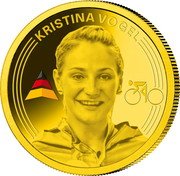 Samoa 25 Tala Germany Sports Legends. Kristina Vogel 2024 KRISTINA VOGEL coin reverse Samoa 25 Tala Germany Sports Legends. Kristina Vogel 2024 KRISTINA VOGEL coin reverse