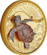 Australia 2500 Dollars (The Jewelled Turtle) THE JEWELLED TURTLE 2024 NM P125 coin reverse Australia 2500 Dollars (The Jewelled Turtle) THE JEWELLED TURTLE 2024 NM P125 coin reverse