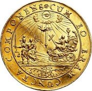 Poland 3 Ducats (Wedding Medal) CUM EO ERAM CUNCTA COMPONENS coin obverse Poland 3 Ducats (Wedding Medal) CUM EO ERAM CUNCTA COMPONENS coin obverse