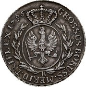 Poland 3 Grossus (Frederick William II) GROSSUS BORUSS MERID TRIPLEX 1796 B coin reverse Poland 3 Grossus (Frederick William II) GROSSUS BORUSS MERID TRIPLEX 1796 B coin reverse