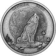 Canada 30 Dollars The Howling Wolf 2024 CANADA 2024 WAH coin reverse Canada 30 Dollars The Howling Wolf 2024 CANADA 2024 WAH coin reverse