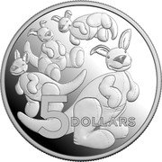 Australia 5 Dollars Baby Kangaroo 2024  BU 5 DOLLARS coin reverse Australia 5 Dollars Baby Kangaroo 2024  BU 5 DOLLARS coin reverse