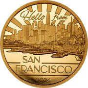 Cook Islands 5 Dollars (San Francisco) HELLO FROM SAN FRANCISCO 2024 coin reverse Cook Islands 5 Dollars (San Francisco) HELLO FROM SAN FRANCISCO 2024 coin reverse