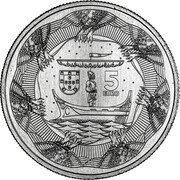 Portugal 5 Euro Ulysses 2024  5 EURO coin obverse