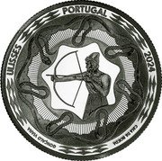 Portugal 5 Euro Ulysses 2024  Proof ULISSES PORTUGAL 2024 CASA DA MOEDA GONÇALO VIANA coin reverse