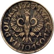 Poland 5 Groszy (German Occupation. Trial Strike) RZECZPOSPOLITA POLSKA 1923 W J coin obverse Poland 5 Groszy (German Occupation. Trial Strike) RZECZPOSPOLITA POLSKA 1923 W J coin obverse