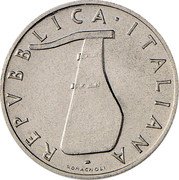 Italy 5 Lire (Rudder. Pattern) KM# Pr79 REPVBBLICA ITALIANA ROMAGNOLI coin obverse Italy 5 Lire (Rudder. Pattern) KM# Pr79 REPVBBLICA ITALIANA ROMAGNOLI coin obverse