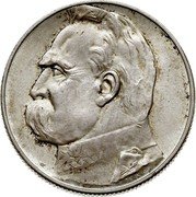 Poland 5 Zlotych (Jozef Pilsudski. Trial Strike)  coin reverse Poland 5 Zlotych (Jozef Pilsudski. Trial Strike)  coin reverse