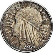 Poland 5 Zlotych (Libertine. Trial Strike) RZECZPOSPOLITA POLSKA 5 ZŁOTYCH 5 19 32 coin obverse Poland 5 Zlotych (Libertine. Trial Strike) RZECZPOSPOLITA POLSKA 5 ZŁOTYCH 5 19 32 coin obverse
