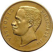 Italy 50 Lire (Victor Emmanuel III Pattern. Eagle) VITTORIO EMANUELE III coin obverse Italy 50 Lire (Victor Emmanuel III Pattern. Eagle) VITTORIO EMANUELE III coin obverse