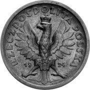 Poland 50 Zlotych (The Knight. Trial Strike) RZECZPOSPOLITA POLSKA 19 24 coin obverse Poland 50 Zlotych (The Knight. Trial Strike) RZECZPOSPOLITA POLSKA 19 24 coin obverse