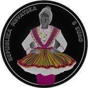 Croatia 6 Euro Island of Susak. Colored 2024  BU REPUBLIKA HRVATSKA 6 EURO coin obverse Croatia 6 Euro Island of Susak. Colored 2024  BU REPUBLIKA HRVATSKA 6 EURO coin obverse