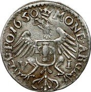 Poland 6 Groszy (Johann Casimir. Eagle) VI MONE ARGE REG PO 1650 coin reverse Poland 6 Groszy (Johann Casimir. Eagle) VI MONE ARGE REG PO 1650 coin reverse