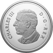 Canada Dollar 100th Anniversary of the Royal Canadian Air Force 2024  Proof CHARLES III D G REX SR coin obverse