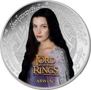 Samoa Half Dollar Arwen 2022 Proof ARWEN © NLP (S22) THE LORD OF THE RINGS coin reverse Samoa Half Dollar Arwen 2022 Proof ARWEN © NLP (S22) THE LORD OF THE RINGS coin reverse