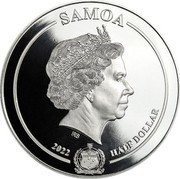 Samoa Half Dollar Boromir 2022 Proof SAMOA 2022 IRB HALF DOLLAR coin obverse Samoa Half Dollar Boromir 2022 Proof SAMOA 2022 IRB HALF DOLLAR coin obverse