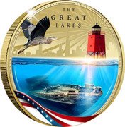 Samoa Half Dollar (Great Lakes) THE GREAT LAKES coin reverse Samoa Half Dollar (Great Lakes) THE GREAT LAKES coin reverse