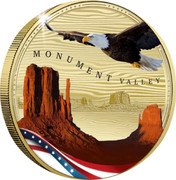 Samoa Half Dollar (Monument Valley) MONUMENT VALLEY coin reverse