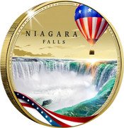 Samoa Half Dollar (Niagara Falls) NIAGARA FALLS coin reverse Samoa Half Dollar (Niagara Falls) NIAGARA FALLS coin reverse
