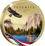 Samoa Half Dollar (Yosemite National Park) YOSEMITE NATIONAL PARK coin reverse Samoa Half Dollar (Yosemite National Park) YOSEMITE NATIONAL PARK coin reverse