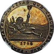 Canada One Half Penny (George III Copper Company of Upper Canada. Pattern) FERTILITATEM DIVITAS QUE CIRCUMFERREMUS 1794 coin reverse Canada One Half Penny (George III Copper Company of Upper Canada. Pattern) FERTILITATEM DIVITAS QUE CIRCUMFERREMUS 1794 coin reverse