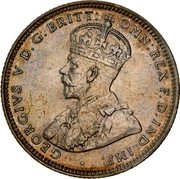 Australia One Shilling (George V 1920 Debased Pattern) KM# Pn18 GEORGIVS V D.G.BRITT. OMN:REX F.D.IND:IMP: B.M. coin obverse Australia One Shilling (George V 1920 Debased Pattern) KM# Pn18 GEORGIVS V D.G.BRITT. OMN:REX F.D.IND:IMP: B.M. coin obverse