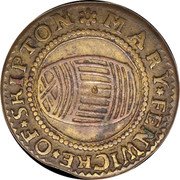 UK Penny (Yorkshire Skipton. Mary Fenwicke) MARY FENWICKE OF SKIPTON coin obverse UK Penny (Yorkshire Skipton. Mary Fenwicke) MARY FENWICKE OF SKIPTON coin obverse