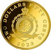 Niue Two Dollars Fifty Cents (Maria Kazimiera d’Arquien) PUBLIC SEAL OF NIUE ATUA NIUE TUKULAGI TWO DOLLARS FIFTY CENTS 2023 coin obverse Niue Two Dollars Fifty Cents (Maria Kazimiera d’Arquien) PUBLIC SEAL OF NIUE ATUA NIUE TUKULAGI TWO DOLLARS FIFTY CENTS 2023 coin obverse