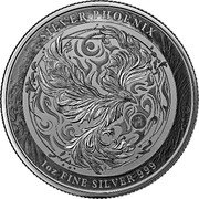 Niue Two Dollars (Phoenix in Flight) SILVER PHOENIX 1OZ FINE SILVER 999 coin reverse Niue Two Dollars (Phoenix in Flight) SILVER PHOENIX 1OZ FINE SILVER 999 coin reverse