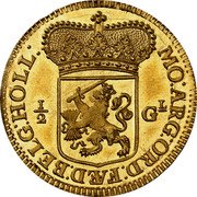Netherlands 1/2 Gulden (Holland Province Pattern) MO ARG ORD FÆD BELG HOLL 1/2 GL coin obverse Netherlands 1/2 Gulden (Holland Province Pattern) MO ARG ORD FÆD BELG HOLL 1/2 GL coin obverse