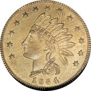USA 1 Cent (Civil War Merchant Token. J. Durst Grocer Dayton. Ohio) LIBERTY 1864 coin reverse USA 1 Cent (Civil War Merchant Token. J. Durst Grocer Dayton. Ohio) LIBERTY 1864 coin reverse