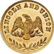 USA 1 Cent (Civil War Patriotic. Lincoln and Union) LINCOLN AND UNION coin reverse