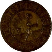 USA 1 Cent (Civil War Token. Army & Navy)  coin obverse USA 1 Cent (Civil War Token. Army & Navy)  coin obverse