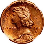 USA 1 Cent (Pattern) LYPPE ES MY SOR SIKHTE ODI G coin obverse