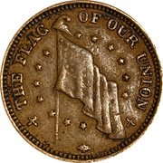 USA 1 Cent (The Flag of Our Union. Token) THE FLAG OF OUR UNION coin obverse USA 1 Cent (The Flag of Our Union. Token) THE FLAG OF OUR UNION coin obverse