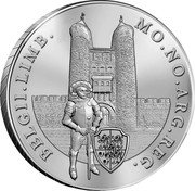 Netherlands 1 Ducat Helpoort Maastricht 2024 ☤ + raven Proof MO.NO.ARG.REG.BELGII.LIMB coin reverse