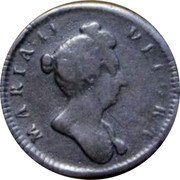 UK 1 Farthing (Pattern. William and Mary) MARIA II DEI GRA coin obverse UK 1 Farthing (Pattern. William and Mary) MARIA II DEI GRA coin obverse