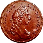 UK 1 Farthing (William and Mary. Pattern) GVLIELMVS III DEI GRA coin obverse UK 1 Farthing (William and Mary. Pattern) GVLIELMVS III DEI GRA coin obverse