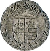 Italy 1 Luigino (Cristina Pallavicini Malaspina) FAVENTE DEO 1671 coin reverse Italy 1 Luigino (Cristina Pallavicini Malaspina) FAVENTE DEO 1671 coin reverse