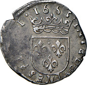 Italy 1 Luigino (Filippo Spinola) IN TE DOMINE SPERAVI 1665 coin reverse Italy 1 Luigino (Filippo Spinola) IN TE DOMINE SPERAVI 1665 coin reverse