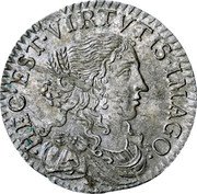 Italy 1 Luigino (Maria Maddalena Imitation de Dombes) HEC EST VIRTVTIS IMAGO coin obverse Italy 1 Luigino (Maria Maddalena Imitation de Dombes) HEC EST VIRTVTIS IMAGO coin obverse